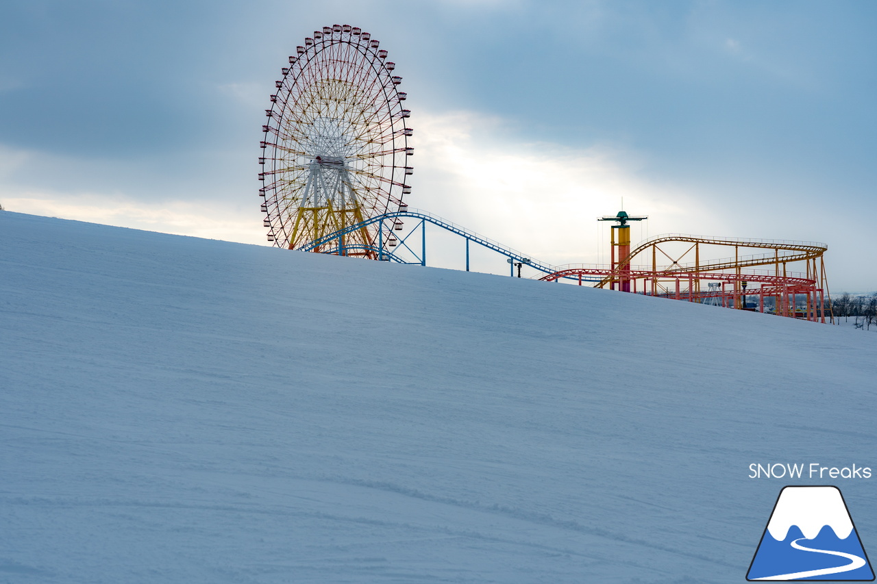 北海道グリーンランドホワイトパーク｜平日の午後。静かなゲレンデをのんびり滑る、という贅沢。